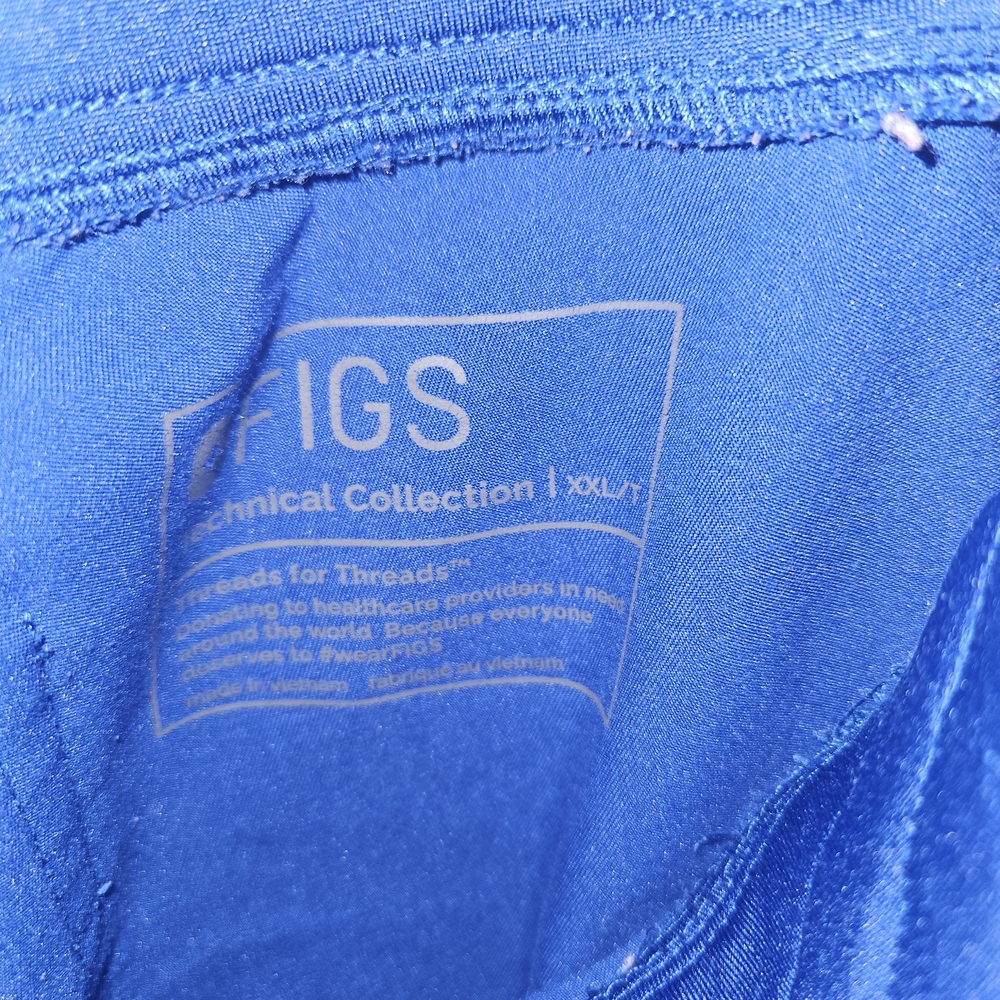 Figs Royal Blue Jogger Pants - Picture 4 of 5